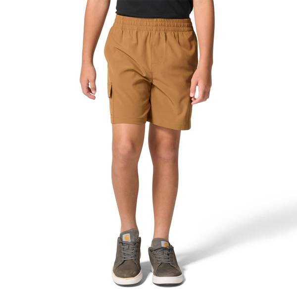 Photo of Boy's Elastic Waistband Rugged Flex Ripstop Cargo Work Short