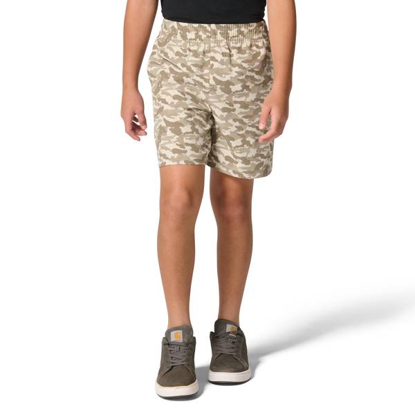 Photo of Boy's Elastic Waistband Rugged Flex Ripstop Camo Short