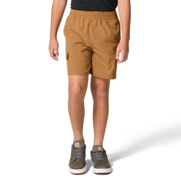 Photo of Boy's Elastic Waistband Rugged Flex Ripstop Cargo Shorts