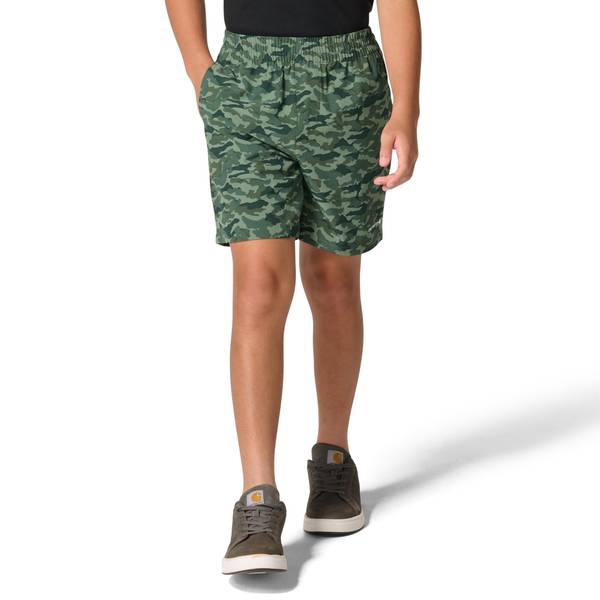 Photo of Boy's Elastic Waistband Rugged Flex Ripstop Camo Short