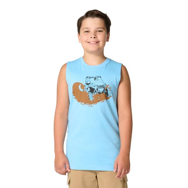 Photo of Boy's Sleeveless Vehicle Tee