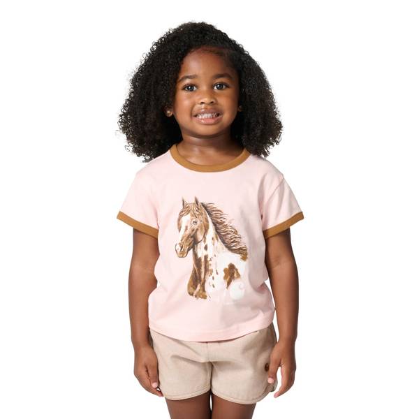 Photo of Girl's Short Sleeve Mare Ringer T-Shirt