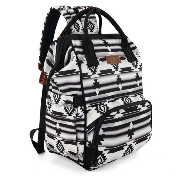 Photo of Aztec Print Backpack/Diaper Bag
