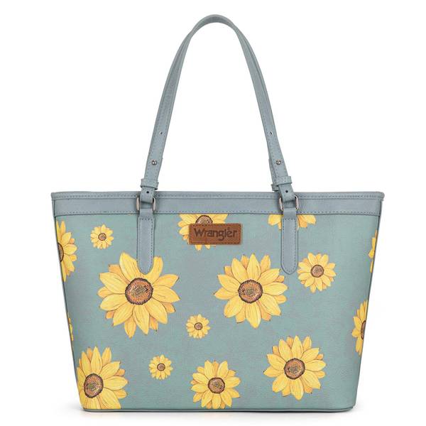 Photo of Sunflower Print Jean Tote