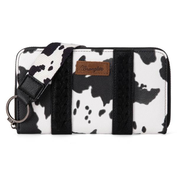 Photo of Cow Print Ziparound Wallet