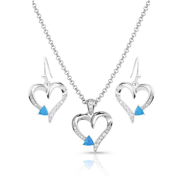 Photo of Love Everlasting Opal Crystal Jewelry Set