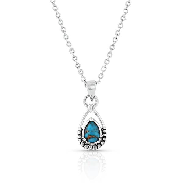 Photo of Touch of Turquoise Teardrop Necklace
