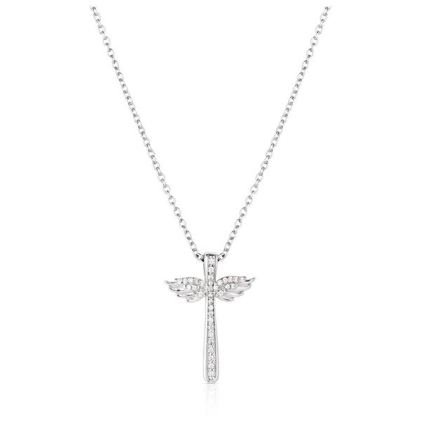 Photo of Wings of Faith Cross Necklace