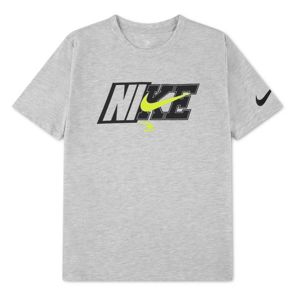 Photo of Boy's Spliced Swoosh Short Sleeve Tee