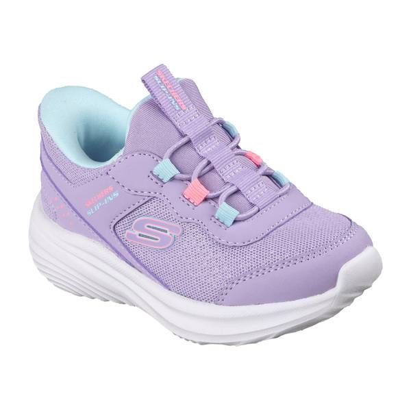 Skechers Girl's Slip-ins: Bounder Pro - Step One Sneaker | Size 6.0 | Lavender | Machine Washable