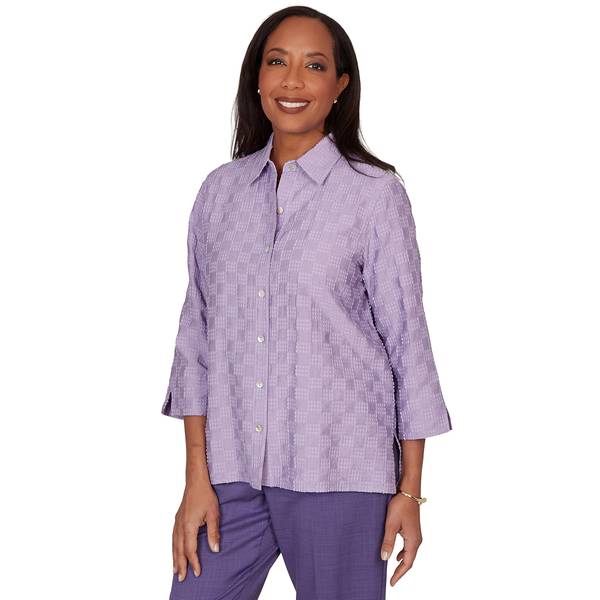 Photo of Women's Box Texture Woven Top