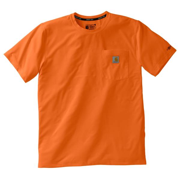 Carhartt Men's Force Relaxed Color Enhanced T-Shirt | Orange | Small