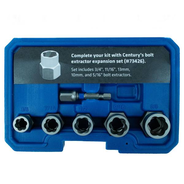Century Drill & Tool 6-Piece Bolt Extractor Set - 73425 | Blain's
