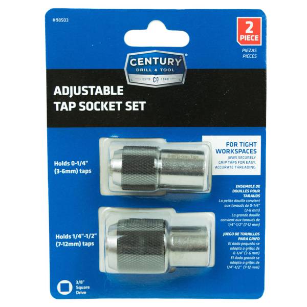 Photo of 2-Piece Adjustable Tap Socket Set
