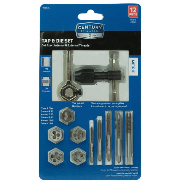 Photo of 12 Piece Metric Tap Die Set