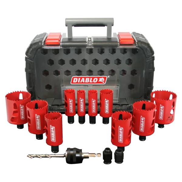 Photo of 14 Piece General Purpose Bi-Metal Hole Saw Set