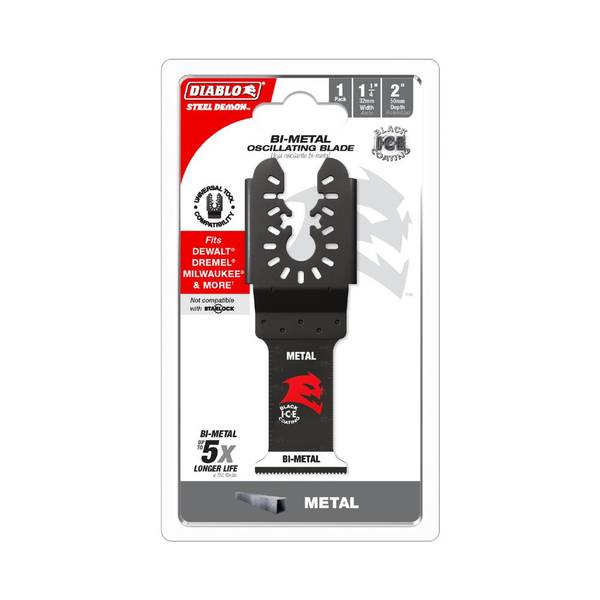 Photo of 1-1/4" Steel Demon Universal Fit Bi-Metal Oscillating Blade for Metal