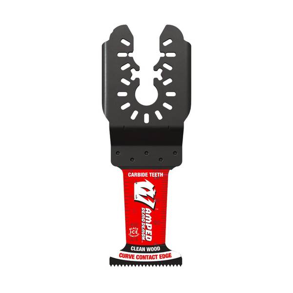 Photo of 1-1/4"(w) x 1-3/4"(d) AMPED Demo Demon Universal Fit Carbide Teeth Oscillating Blade