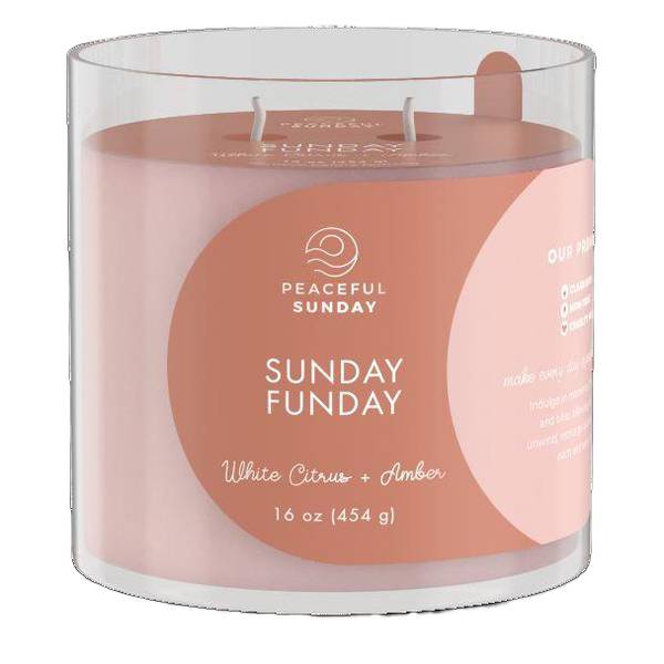 Photo of 16 oz Sunday Funday 2-Wick Jar Candle