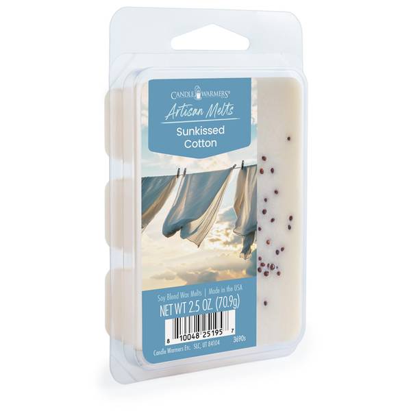 Photo of Sunkissed Cotton 2.5 oz Artisan Wax Melt