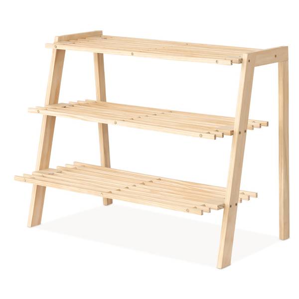 Photo of 3-Tier Wood Shoe Shelf