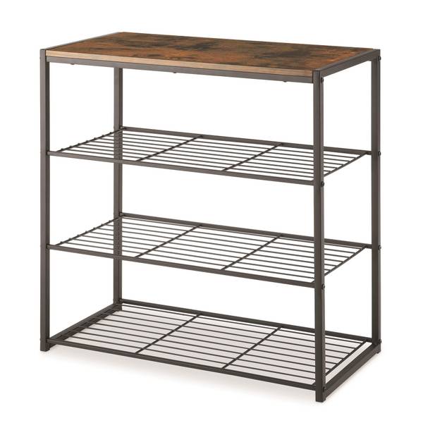 Photo of 4-Tier Modern Industrial Storage Shelves