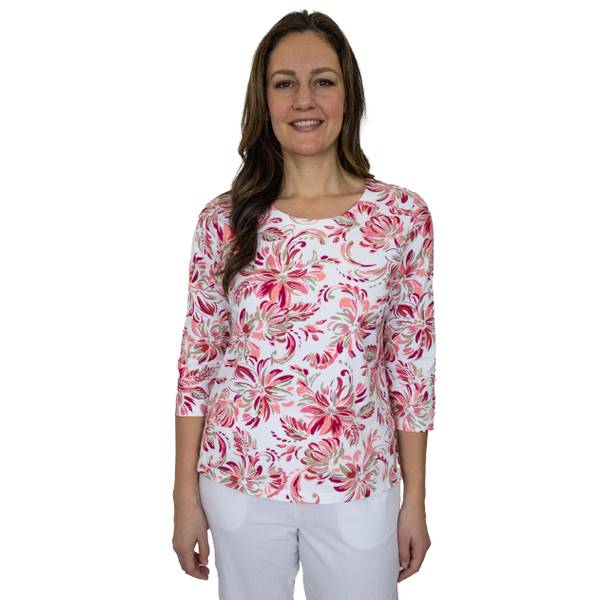 Photo of Women's 3-Quarter Sleeve Scoopneck Top