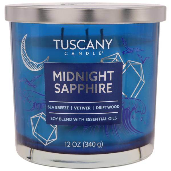 Photo of 12 oz Midnight Sapphire Candle