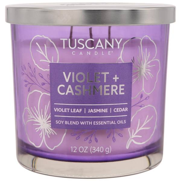Photo of 12 oz Violet + Cashmere Candle