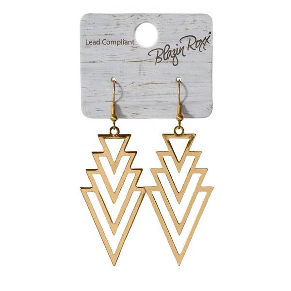 Photo of Earrings, Geometric Triangle