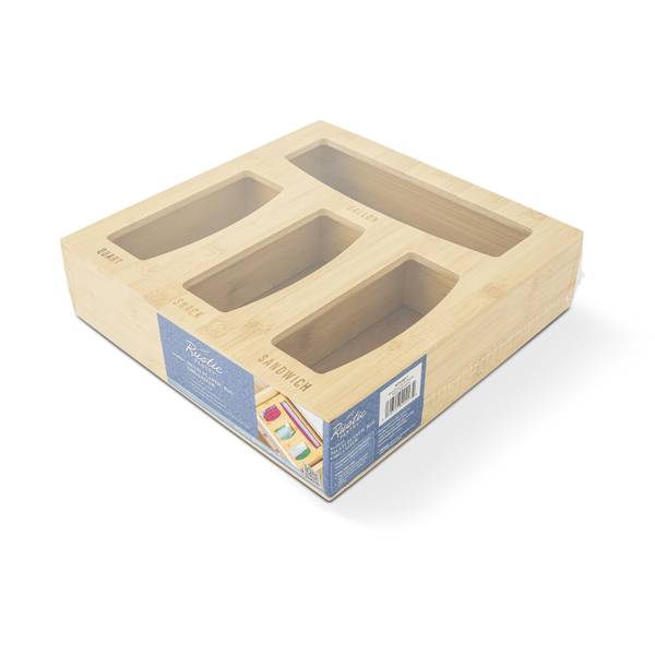 Photo of Bamboo Multi Plastic Bag Organizer
