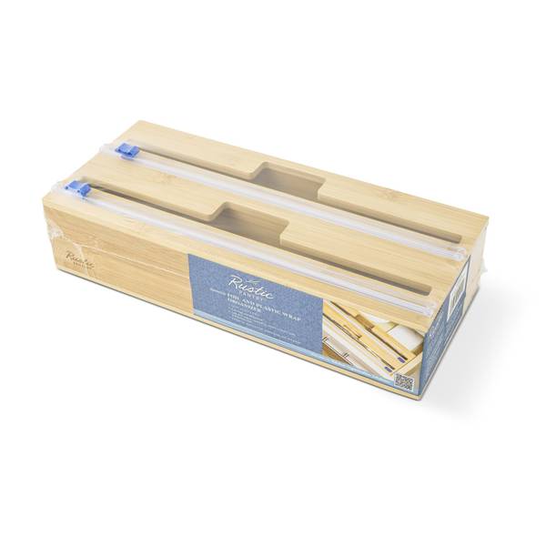 Photo of Bamboo Foil and Plastic Wrap Organizer