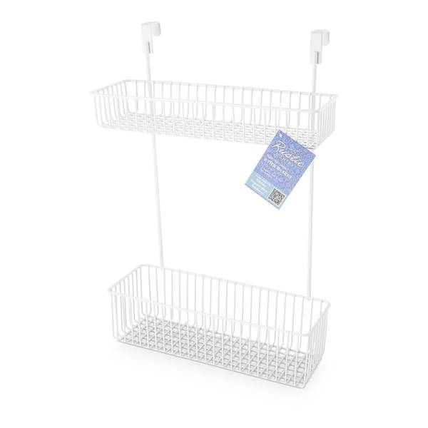 Photo of Over the Cabinet 2-Tier Basket - White
