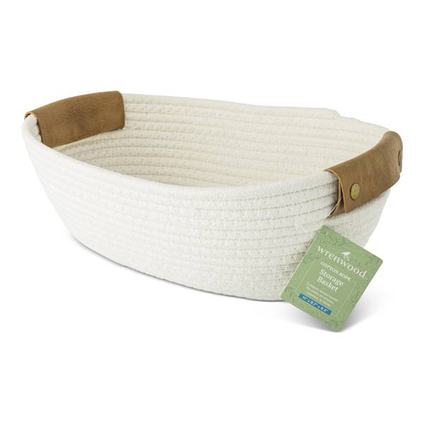 Photo of Cotton Rope Basket, Ivory