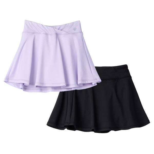 Photo of Girl's 2-Piece Skorts- Lavender/Black