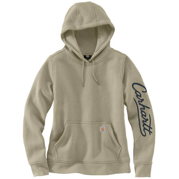Carhartt Women's Sawyer Script Logo Sweatshirt | Faded Fatigue | Small