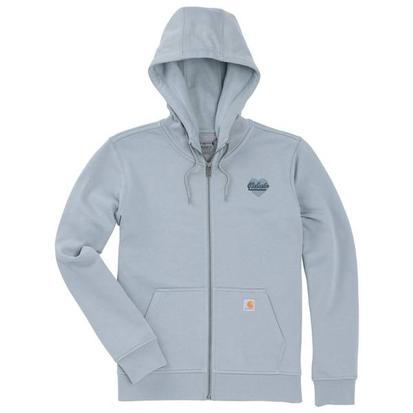 Carhartt Women's Marquette Heart Full-Zip Sweatshirt | Blue Cove | Small