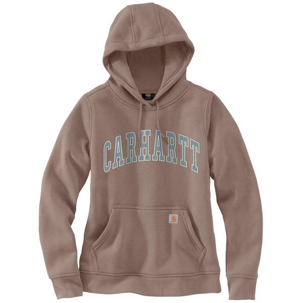 Carhartt Women's Marquette Varsity Sweatshirt, Medium, Stone Brown