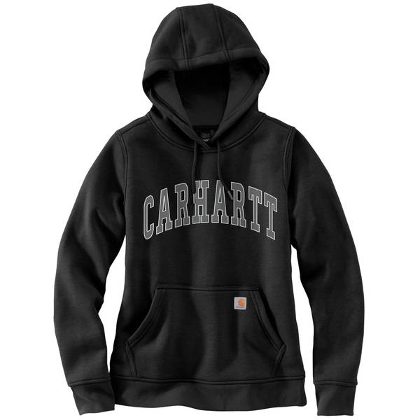 Carhartt Women's Marquette Varsity Sweatshirt, Medium, Black