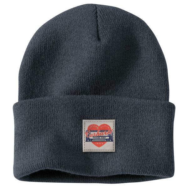 Photo of Women's Knit Heart Patch Beanie