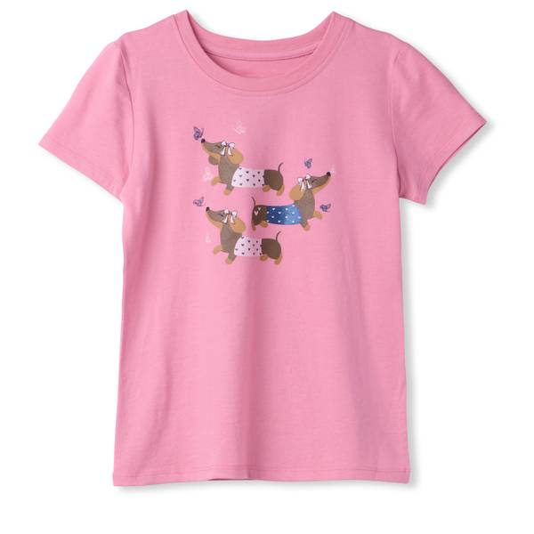 Photo of Girl's Dachshund Graphic Tee