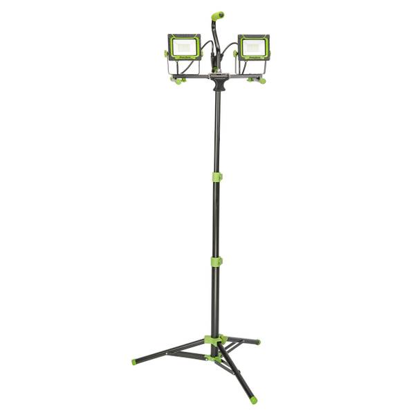 Photo of 10,000 Lumen Dual-Head LED Work Light with Tripod