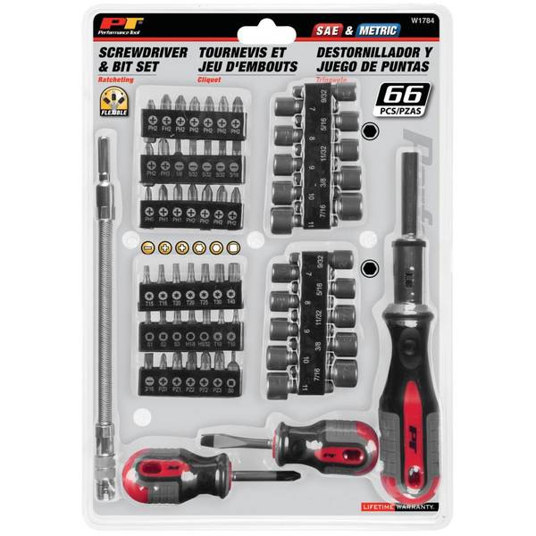 Photo of 66 pc. Screwdriver & Bit Set