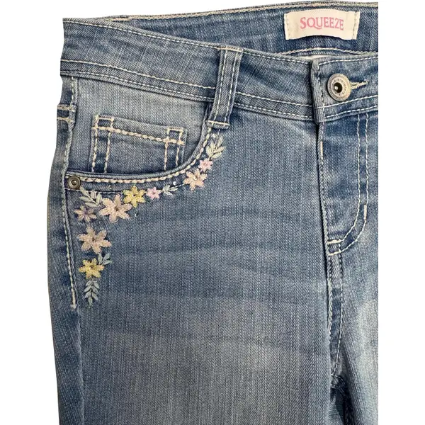 Squeeze Girl's Pocket Embroidery Flare Jeans - 18369SQS26-4