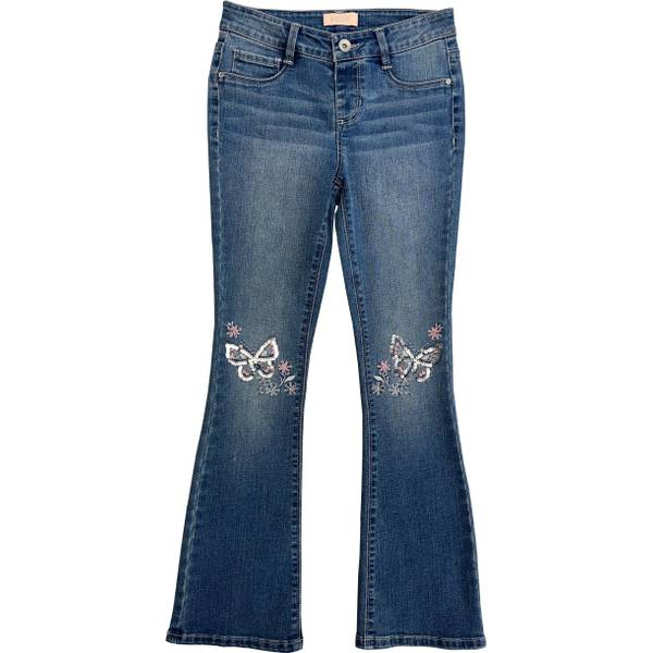 Photo of Girl's Butterfly Knee Flare Jean