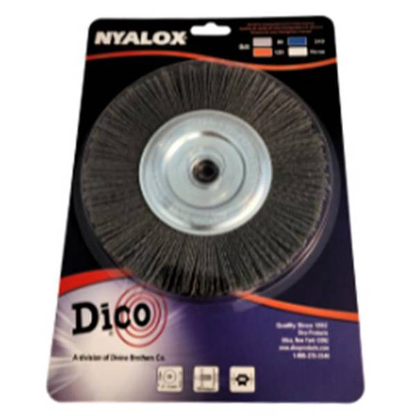 Photo of 6" x 1/2" Nyalox Grey Coarse Wheel Brush