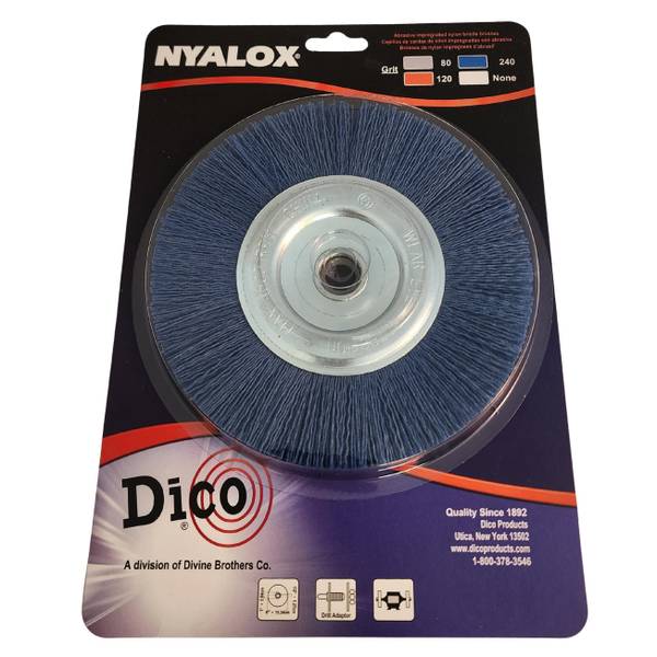 Photo of 6" x 1/2" Nyalox Blue/Fine Wheel Brush