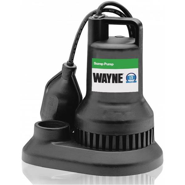 Photo of 1/3 HP Submersible Thermoplastic Sump Pump