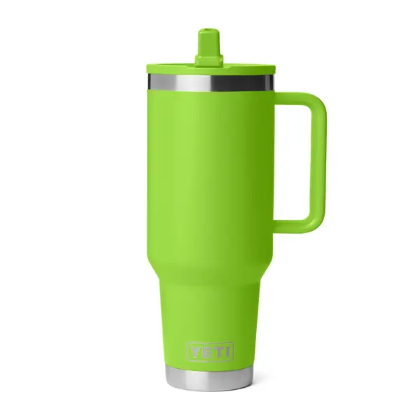 YETI Rambler 40 oz. Travel Straw Mug, Tropical Pink - 21071506984
