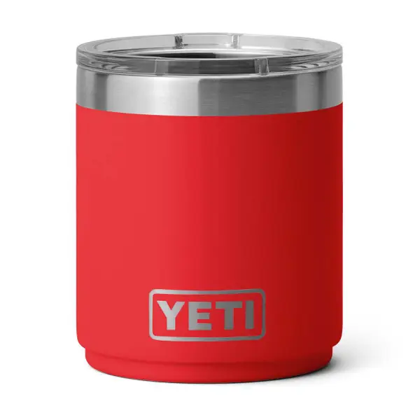 YETI Rambler 10 oz. Lowball, Rescue Red, 10 oz - 21071507386